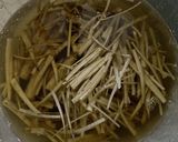 ゴボウと人参と牛肉の煮物　簡単★小鉢作り方1写真
