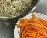 ゴボウと人参と牛肉の煮物　簡単★小鉢作り方2写真
