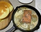 米粉で！サーモンのクリーム煮作り方5写真