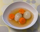人参と小玉ねぎのスープ（圧力鍋使用）作り方4写真