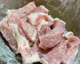 カーリーケールの豚肉炒め作り方5写真