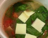 ほっこり味噌汁　ピザ風お味噌汁作り方3写真