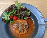 煮込みチーズインハンバーグ作り方9写真