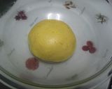 カボチャ入れて皮が黄色い肉まん作り方3写真