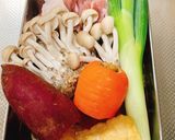 秋の具だくさんお味噌汁作り方1写真