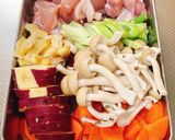秋の具だくさんお味噌汁作り方2写真