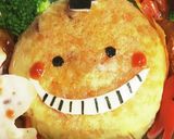 コロ先生★ハロウィン★キャラ弁作り方1写真