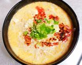 ダイエットレシピ！！豆乳坦々風スープ作り方6写真