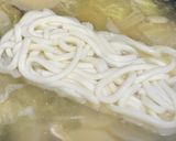 鍋の残り汁にだし塩をプラスでうどん＆雑炊作り方2写真