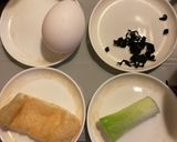 卵とバターの入る味噌汁作り方1写真