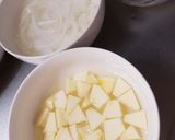 ワインに合う♪かぼちゃとりんごのサラダ作り方1写真