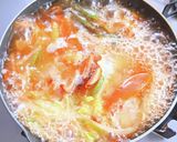 餅入り中華スープ作り方8写真