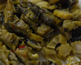 厚揚げと高菜の炒め物作り方3写真