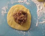 カボチャ入れて皮が黄色い肉まん作り方5写真