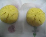 カボチャ入れて皮が黄色い肉まん作り方6写真