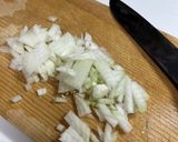 チーズハンバーグinオニオンスープ作り方1写真
