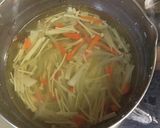 玉ねぎとえのきだけとお麩の味噌汁作り方15写真