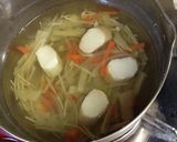 玉ねぎとえのきだけとお麩の味噌汁作り方16写真