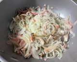 白滝の味噌クリームソース作り方3写真