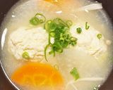 からだぽかぽか☆生姜たっぷり鶏団子味噌汁作り方5写真