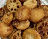 超簡単！旨い！長芋と蓮根のわさび醤油作り方5写真