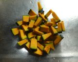 かぼちゃとベーコンのブルスケッタ作り方1写真