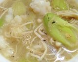 米粉できりたんぽ風スープ作り方4写真