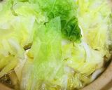 鍋の素活用●白菜＆豆腐の鶏肉煮込うどん鍋作り方3写真