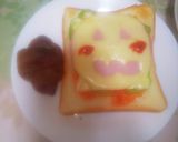 ★Helloween朝食ピザ★トースト★作り方6写真