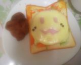 ★Helloween朝食ピザ★トースト★作り方7写真