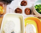 キャラ弁☆混雑注意！ハロウィン弁当☆作り方1写真