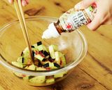 材料を和えるだけ！なすの梅サラダ作り方4写真