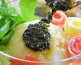 ポテサラパフェ、ヒミツのバジルソースで♪作り方6写真