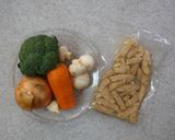 大豆ミートでビーフスロトガノフ風作り方1写真