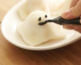 切りもちで簡単☆ハロウィンおばけもち作り方9写真