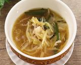 レンジで！濃厚こってりもやしの中華スープ作り方5写真
