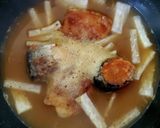 【スープ食】サバ缶とはんぺん団子の味噌汁作り方3写真