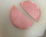 ハムエッグ3つ焼作り方1写真
