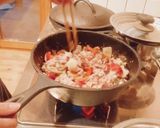《加賀れんこんと豚肉の甘酢炒め》作り方3写真