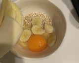 材料3つ！オートミールのバナナパンケーキ作り方2写真