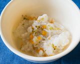 95℃ 離乳食 しらすと野菜のおかゆ作り方30写真