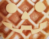 あっかんべーゴーストのワッフルサンド♪作り方6写真