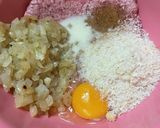 ホイル包みハンバーグ( ᐛ )و①作り方4写真