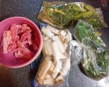 ベーコンとエリンギ&冷蔵庫掃除の野菜炒め作り方1写真