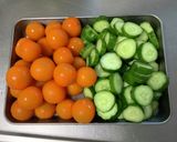 (๑╹ω╹๑ )トマトときゅうりの和え物作り方1写真