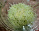 ★簡単!キャベツと豆苗の*コールスロー*作り方3写真