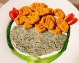 かぼちゃのニョッキ、海苔チーズソース添え作り方8写真