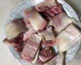 牛筋肉のビーフシチュー(茶色いおかず)作り方1写真