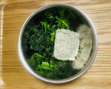 【幼児食】しらすとほうれん草のおひたし作り方1写真