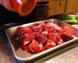 牛すね肉の赤ワイン煮作り方1写真